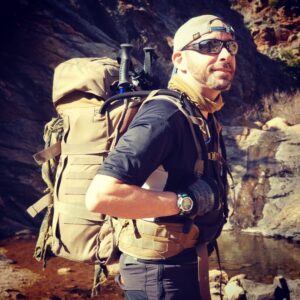 NIck D Simon in the field