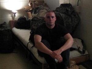 Nick D Simon before his Afghanistan Deployment