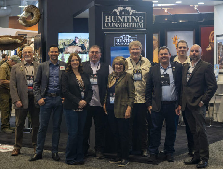 The Hunting Consortium Team at the Safari Club International convention. A team of International Hunting Brokers