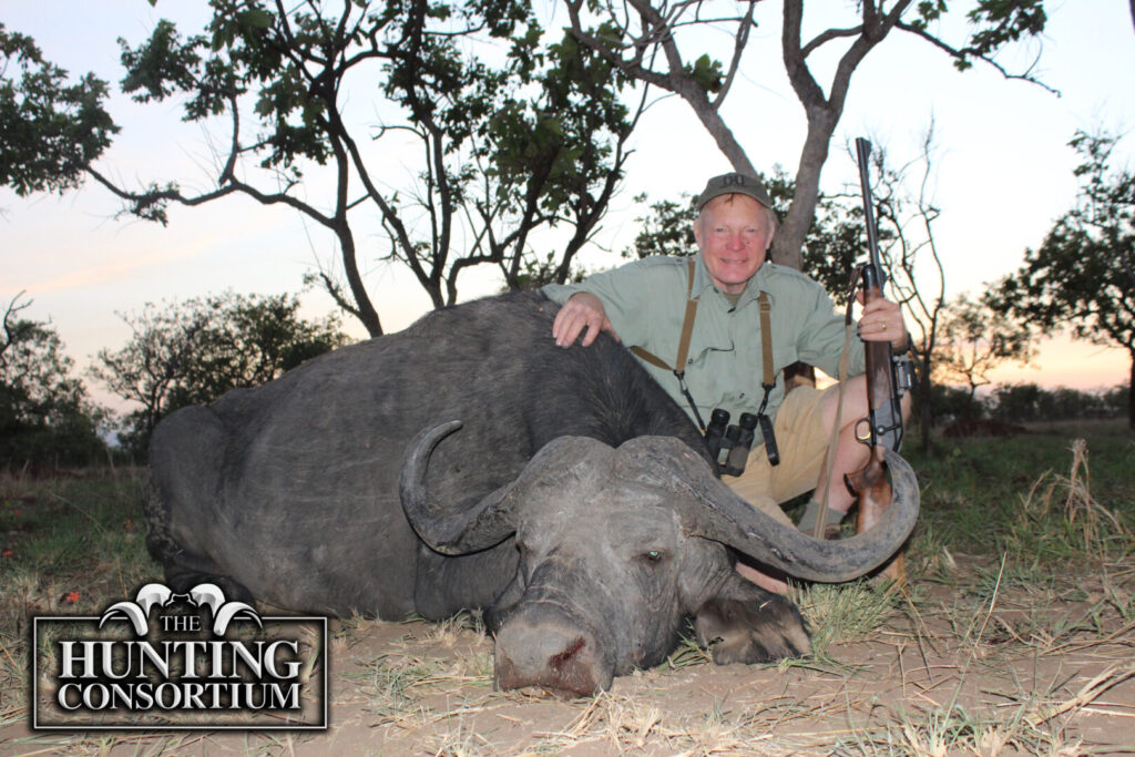 The Hunting Consortium is a Craig Boddington Endorsed Outfitter. This is Craig Boddington with his Nile Buffalo from Uganda from his buffalo hunt with Hunting Consortium.